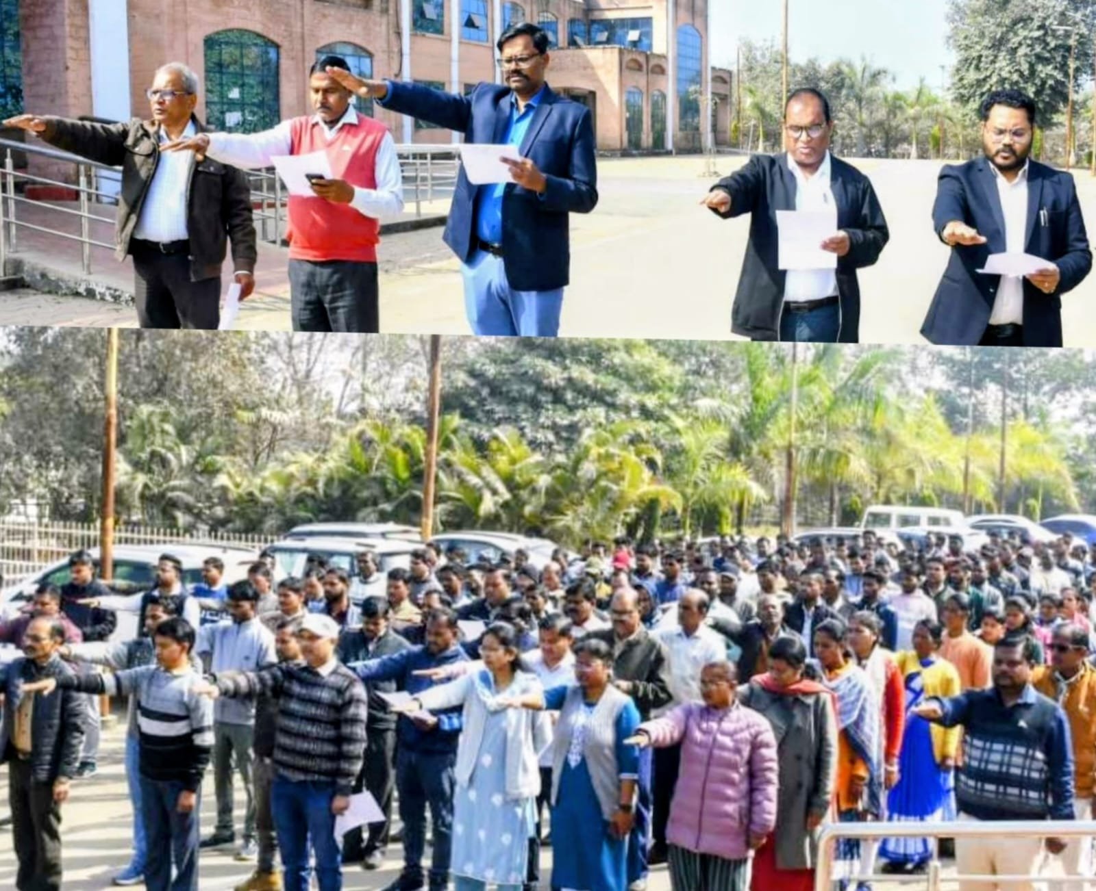 शहीदों की स्मृति में मौन, नशे के खिलाफ एकजुट हुआ जिला प्रशासन