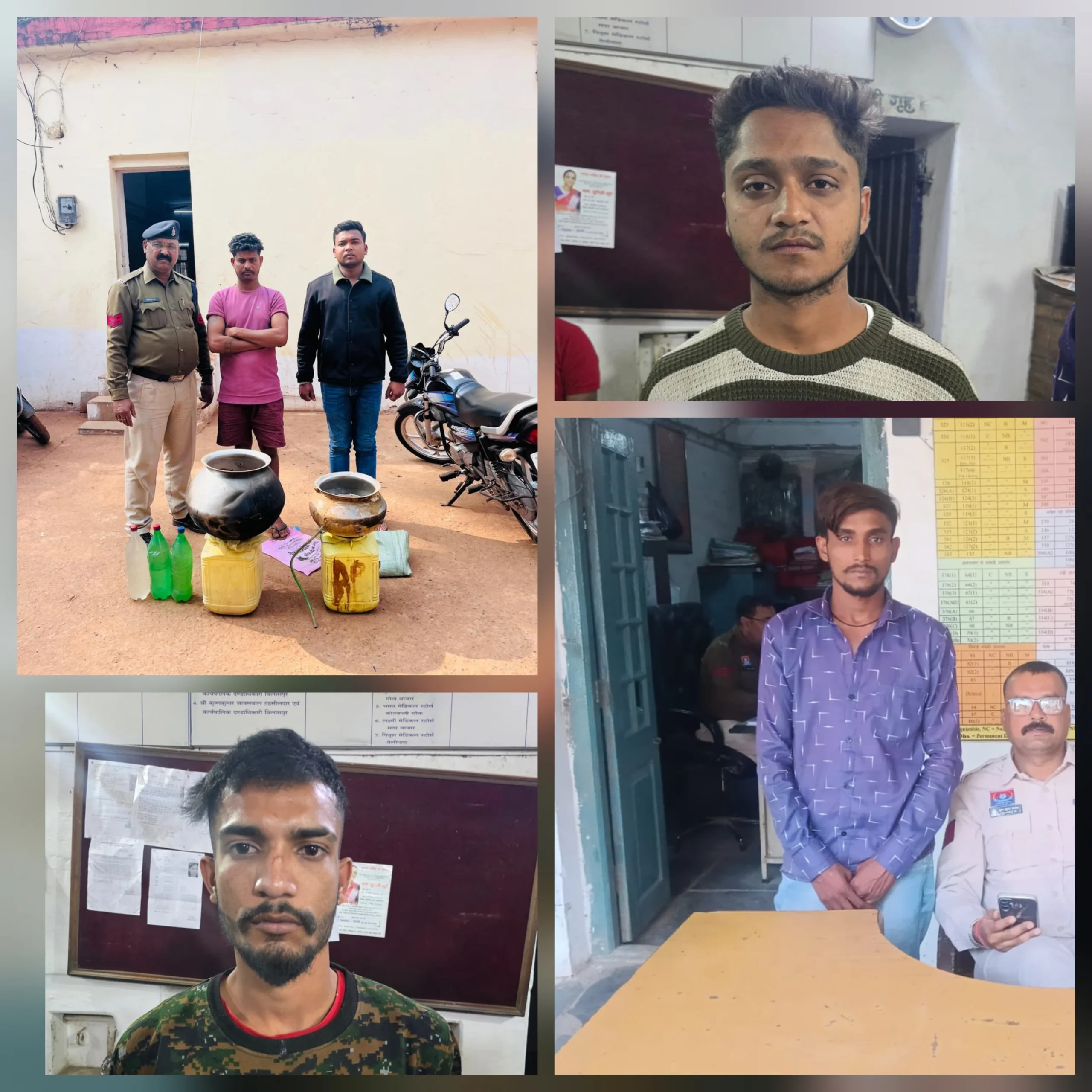 अवैध नशे और जुए के खिलाफ पुलिस का शिकंजा, दो अलग-अलग कार्रवाइयों में गिरफ्तारी