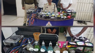 एसपी के एक्शन मोड में आते ही हुक्का बार ध्वस्त, आरोपी  संचालक गिरफ्तार