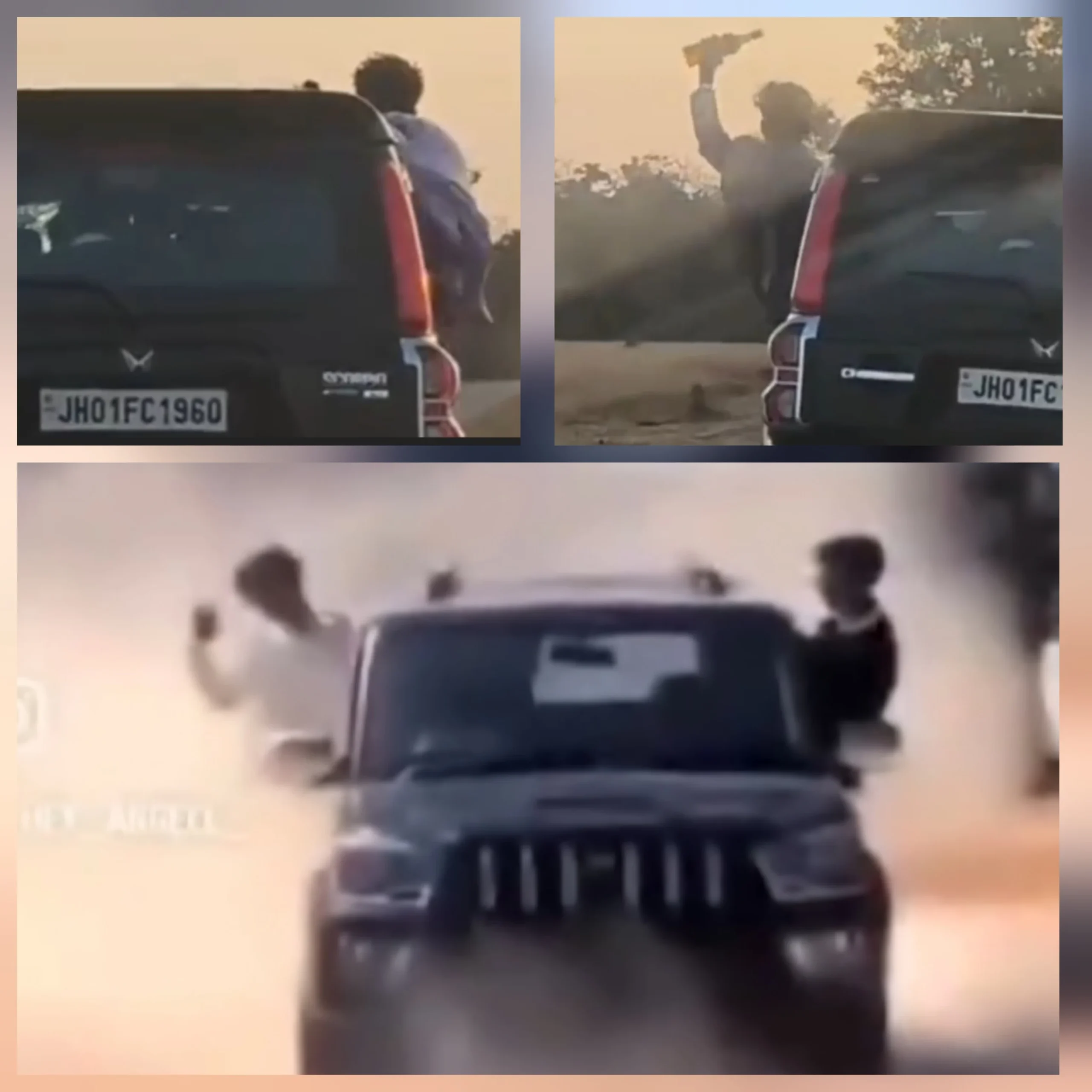 कोतवाली थाना क्षेत्र की सड़कों पर मौत का नंगा नाच: चलती कार से लटकते युवक, हाथ में बोतल—कानून को खुली चुनौती कोतवाली थाना क्षेत्र की सड़कों पर मौत का नंगा नाच: चलती कार से लटकते युवक, हाथ में बोतल—कानून को खुली चुनौती