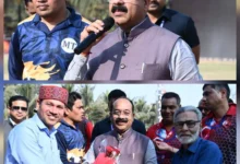 बल्ले-गेंद के संग दिखा संदेश: खेल से बनता है स्वस्थ, संगठित और सफल समाज — अरुण साव बल्ले-गेंद के संग दिखा संदेश: खेल से बनता है स्वस्थ, संगठित और सफल समाज — अरुण साव