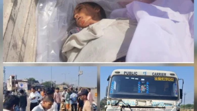 तेज रफ्तार का कहर: ट्रेलर ने दंपति को रौंदा, पत्नी की मौके पर मौत