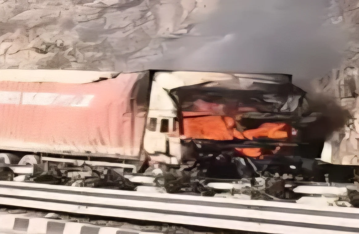 धधकती घाटी, थमा हाईवे: चुटूपालू में ब्रेक फेल कंटेनर बना चालक की चिता