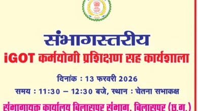 कर्मयोगी मिशन ऑन मोड: बिलासपुर से प्रशासनिक अपग्रेड की शुरुआत कर्मयोगी मिशन ऑन मोड: बिलासपुर से प्रशासनिक अपग्रेड की शुरुआत