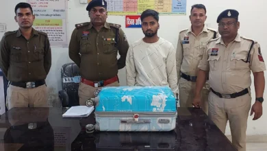 ट्रॉली बैग में छिपाकर लाया 11 किलो गांजा, तस्कर को पुलिस ने दबोचा.. बताया फिर कहां से लाया माल