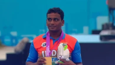 वर्दी से विजयी तीर तक: आईईडी ब्लास्ट में पैर गंवाने वाले जवान तोमन कुमार ने रचा राष्ट्रीय इतिहास वर्दी से विजयी तीर तक: आईईडी ब्लास्ट में पैर गंवाने वाले जवान तोमन कुमार ने रचा राष्ट्रीय इतिहास