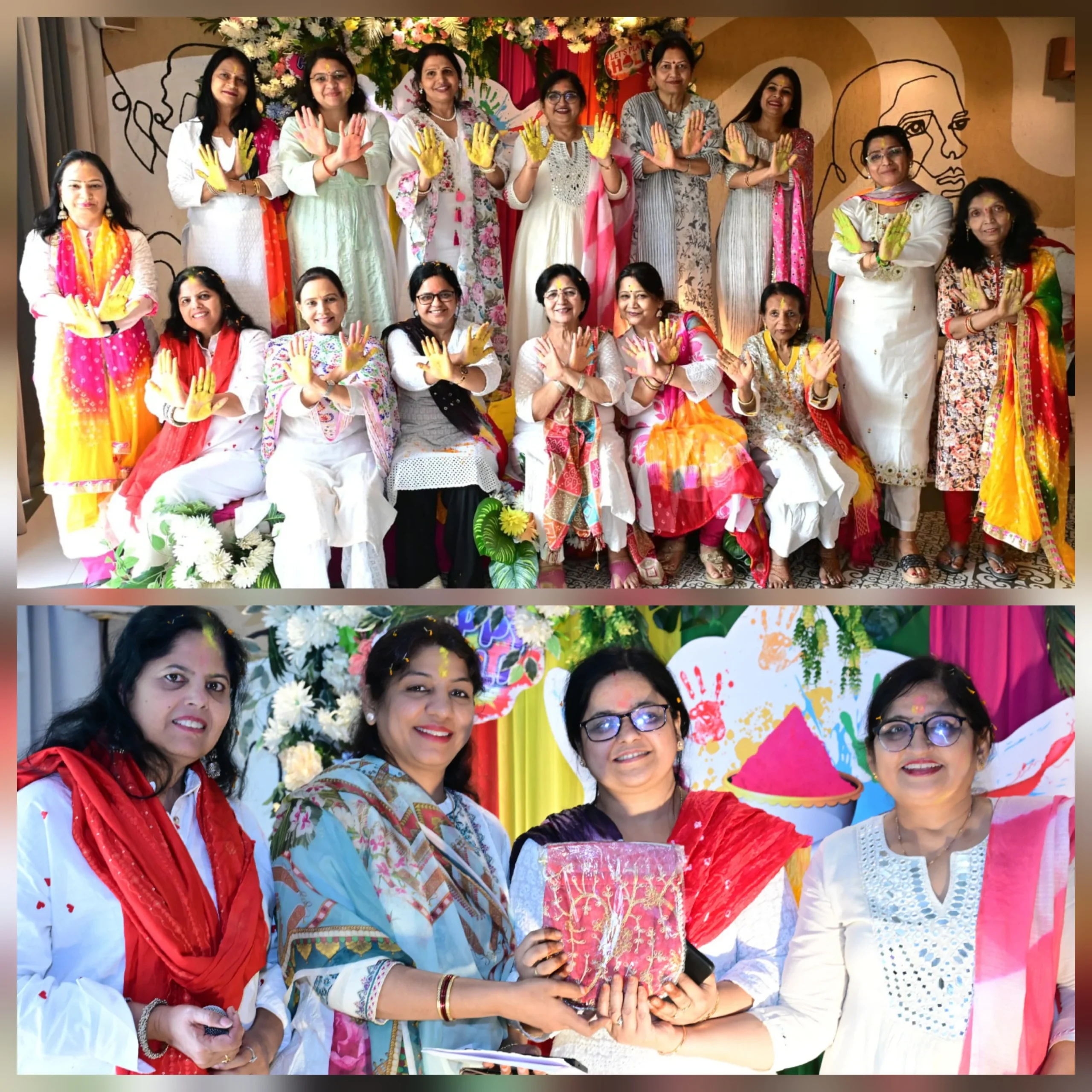 महिला दिवस पर ऑफिसर्स क्लब में महिलाओं की संगति अनुभवों की साझेदारी और समाज में भूमिका पर संवाद