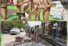 मादक पदार्थों का बड़ा सफाया: बिलासपुर में 67 मामलों की जब्ती भट्ठी में जलाकर खत्म