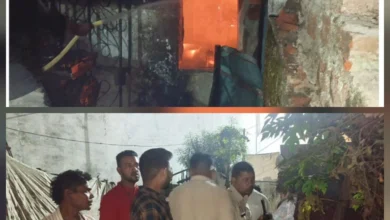 देर रात जोरदार धमाका, कुछ ही मिनटों में आग का गोला बना मकान; बुजुर्ग महिला की मौत