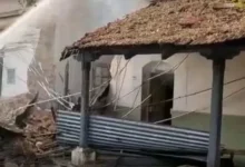 सुबह-सुबह तहसील भवन में भड़की आग, रिकॉर्ड बचाने की जंग..