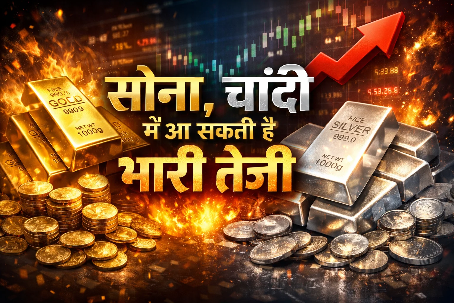 Gold-Silver Price Alert: ईरान-इजरायल जंग से दहला बाजार, सोमवार को सोने-चांदी की कीमतों में तेजी के संकेत; जानें क्या कहते हैं एक्सपर्ट्स