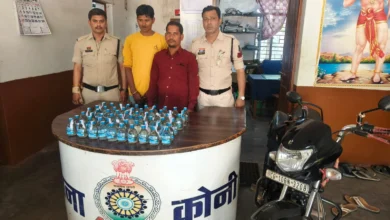 होली से पहले पुलिस का बड़ा एक्शन: 60 पाव शराब के साथ दो तस्कर गिरफ्तार