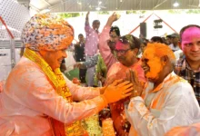 मुख्यमंत्री निवास पर होली महोत्सव का उल्लास -शेखावाटी के चंग से लेकर ब्रज की होली का छाया सुरूर