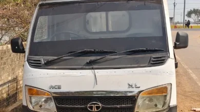 लावारिस टाटा ऐस से 40 किलो गांजा बरामद, गाड़ी के नीचे बने चैंबर में छिपाया था नशा