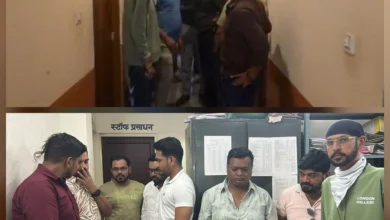 होटल के कमरे में बिछी जुए की महफिल… पुलिस रेड में 8 जुआरी धरे, 1.44 लाख कैश बरामद