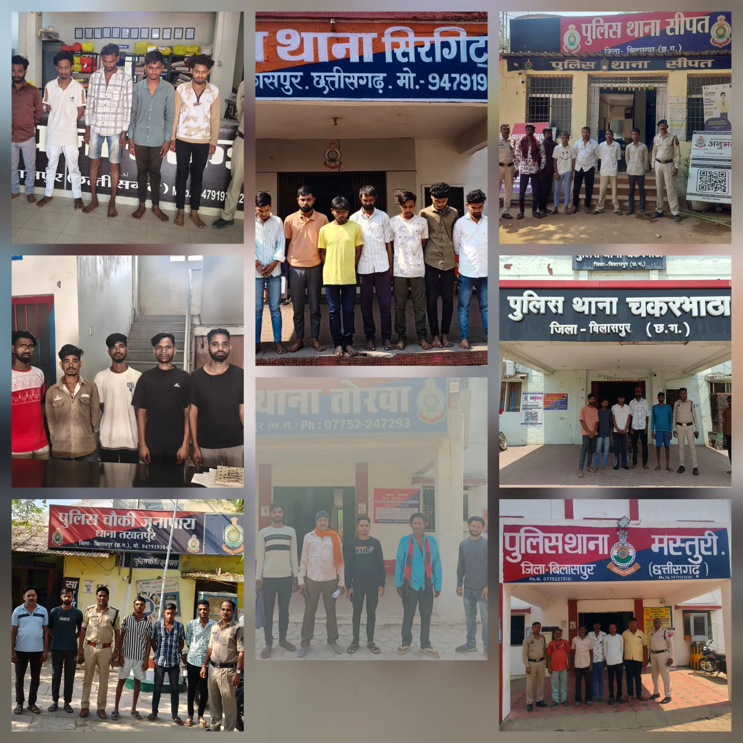 250 आदतन अपराधी रडार पर, 80 पर सख्त कार्रवाई: बिलासपुर पुलिस का बड़ा ऑपरेशन