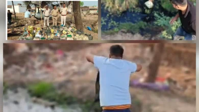 महुआ माफिया पर करारा प्रहार: नाला-तालाब तक खंगाला, हजारों लीटर लाहन नष्ट, दो गिरफ्तार