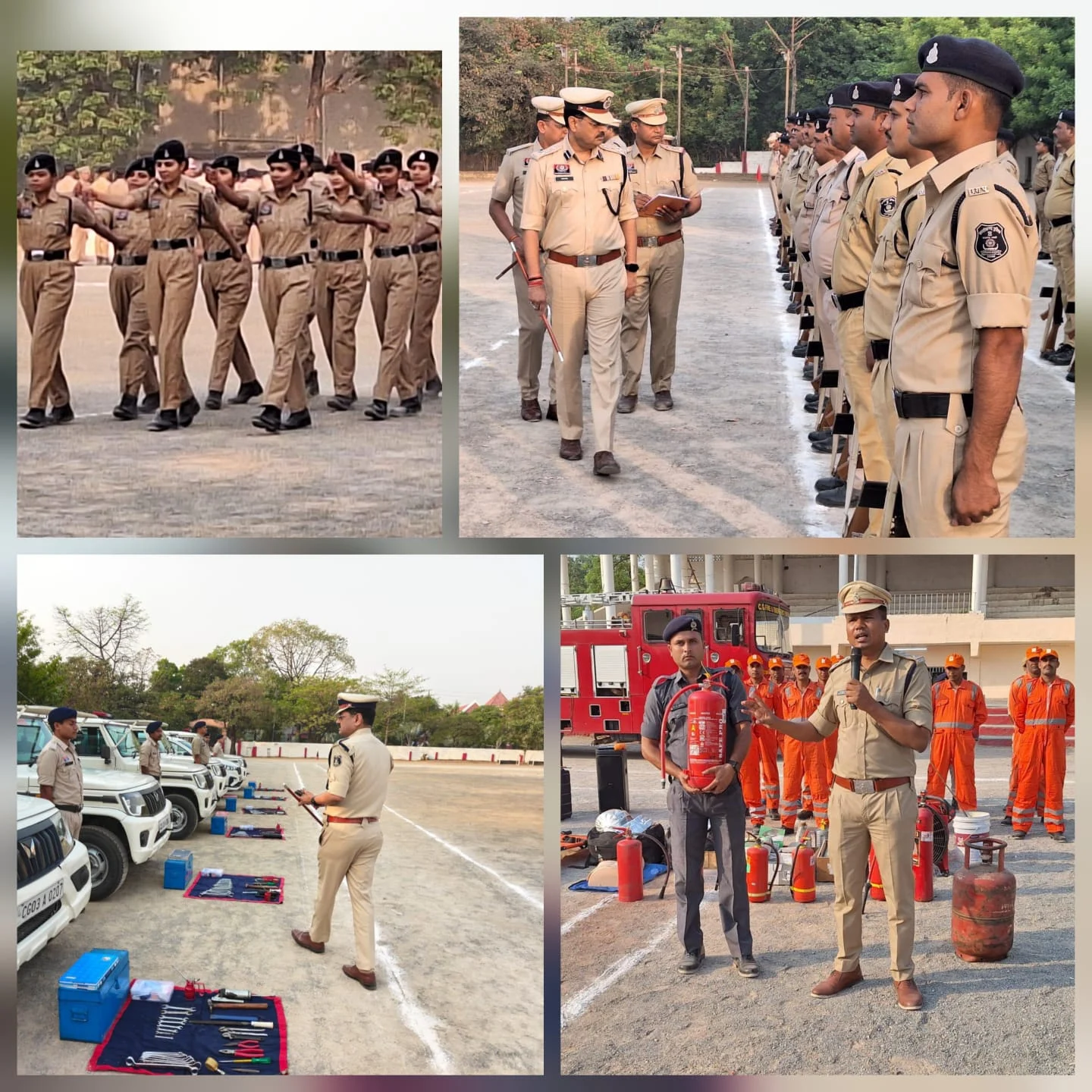 जनरल परेड में तय हुआ एजेंडा: सड़क से मोहल्ले तक पुलिस की बढ़ेगी पकड़