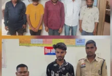 पुलिस का डबल एक्शन — चाकू से दहशत फैलाने वाला धराया, 5 असामाजिक तत्व एक साथ गिरफ्तार