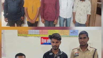 पुलिस का डबल एक्शन — चाकू से दहशत फैलाने वाला धराया, 5 असामाजिक तत्व एक साथ गिरफ्तार
