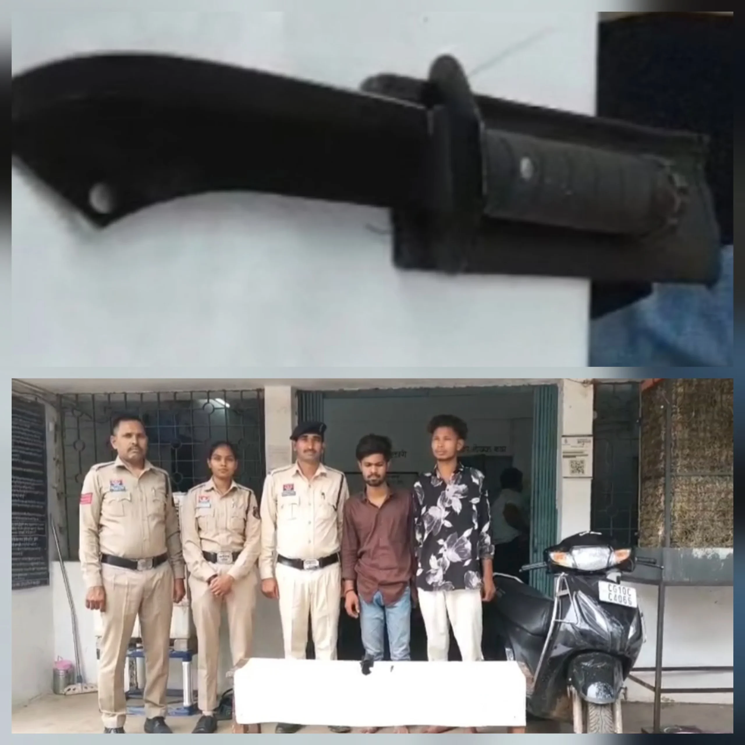 सड़क पर संदिग्ध हरकत, तलाशी में निकले हथियार: पुलिस ने तुरंत किया गिरफ्तार