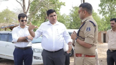 कलेक्टर-एसपी ने किया कटघोरा–चोटिया एनएच-130 में ब्लैक स्पॉट का निरीक्षण