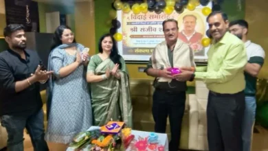 विदाई समारोह में भावभीनी विदाई, यशस्वी जशपुर के सहायक नोडल संजीव शर्मा हुए सेवानिवृत्त