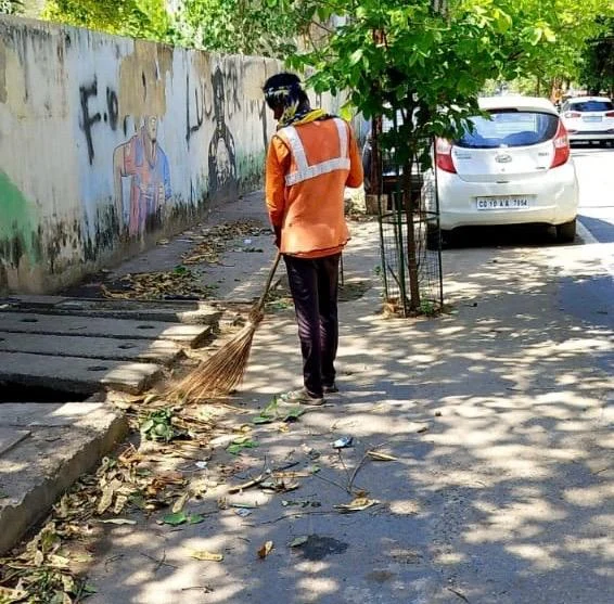 आंधी तूफान से शहर के कई स्थानों पर गिरे पेड़,सफाई और पानी की आपूर्ति में जुटी रही निगम की टीम