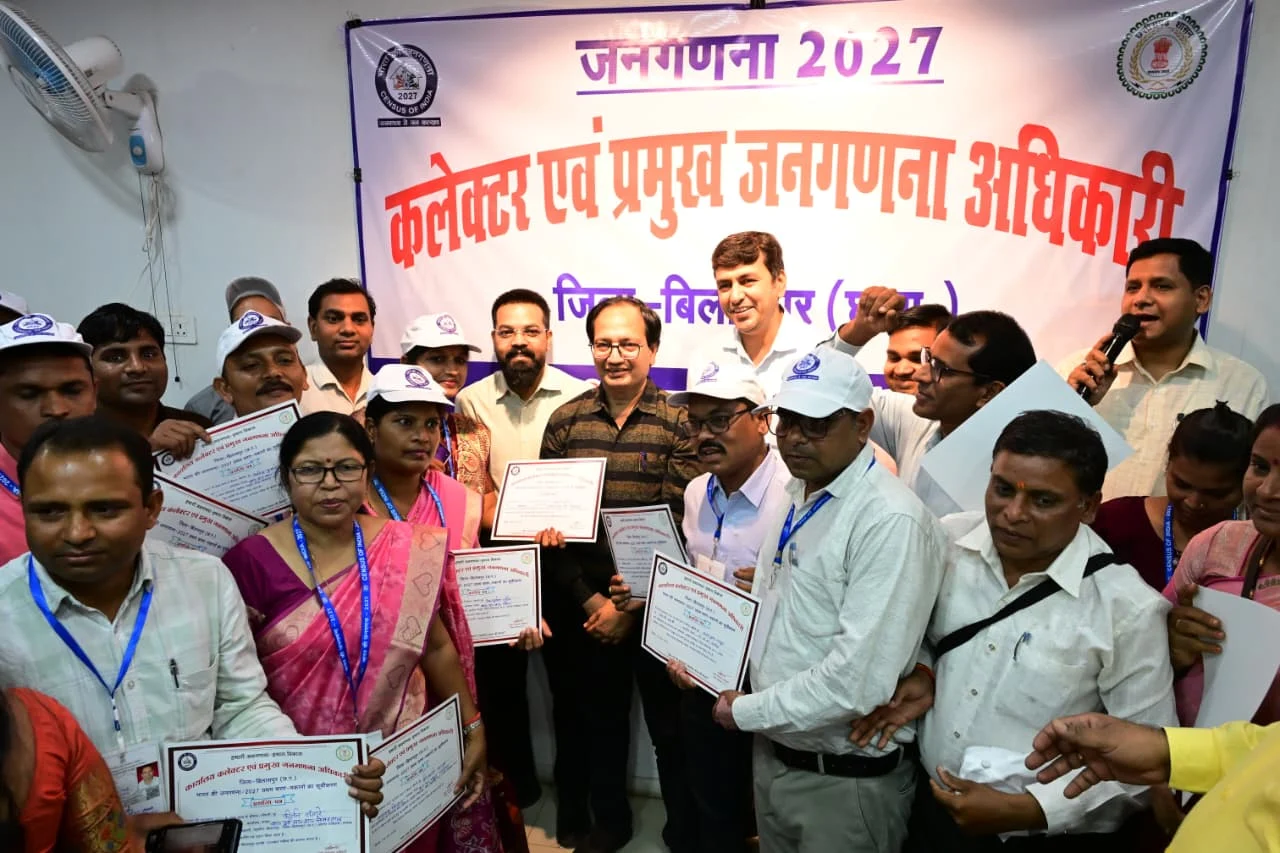 जनगणना मकान सूचीकरण में बिलासपुर अव्वल