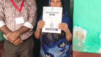 भर्रेगांव मे जनगणना मकान सर्वे कार्य पूर्णता की ओर