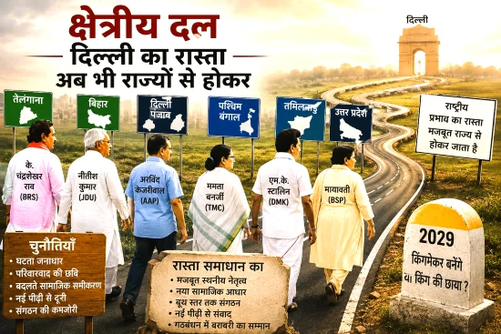 आज अपने ही गढ़ में वजूद की लडाई लड़ रहे क्षेत्रीय दल..