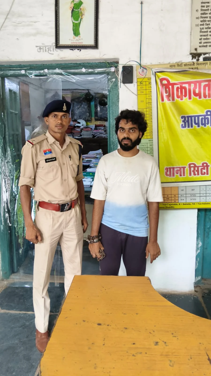 तालापारा में खूनी हमला… युवक की गर्दन रेतकर फरार आरोपी रेलवे स्टेशन से गिरफ्तार