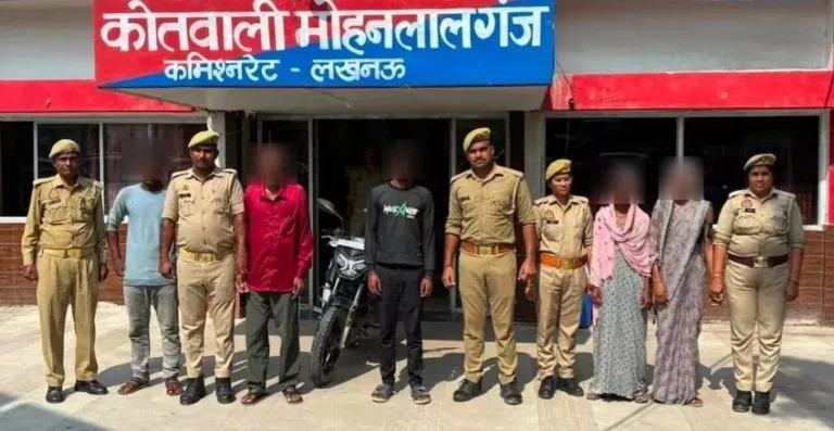 नाबालिग के अपहरण की साजिश का पर्दाफाश, 70 वर्षीय मुख्य आरोपी समेत 5 गिरफ्तार