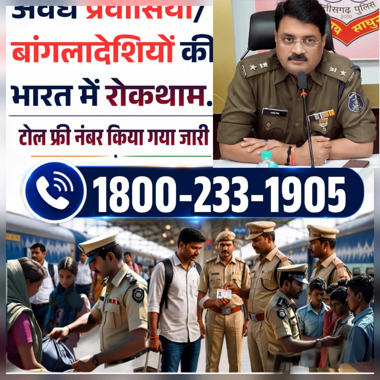 अवैध घुसपैठियों के खिलाफ बिलासपुर पुलिस का बड़ा अभियान, किरायेदारों और होटलों की होगी सघन जांच