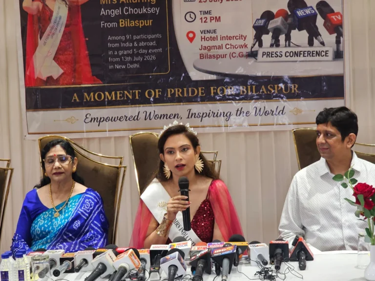 एंजेल के सिर सजा इंटरनेशनल क्राउन, बिलासपुर को मिला वैश्विक सम्मान..