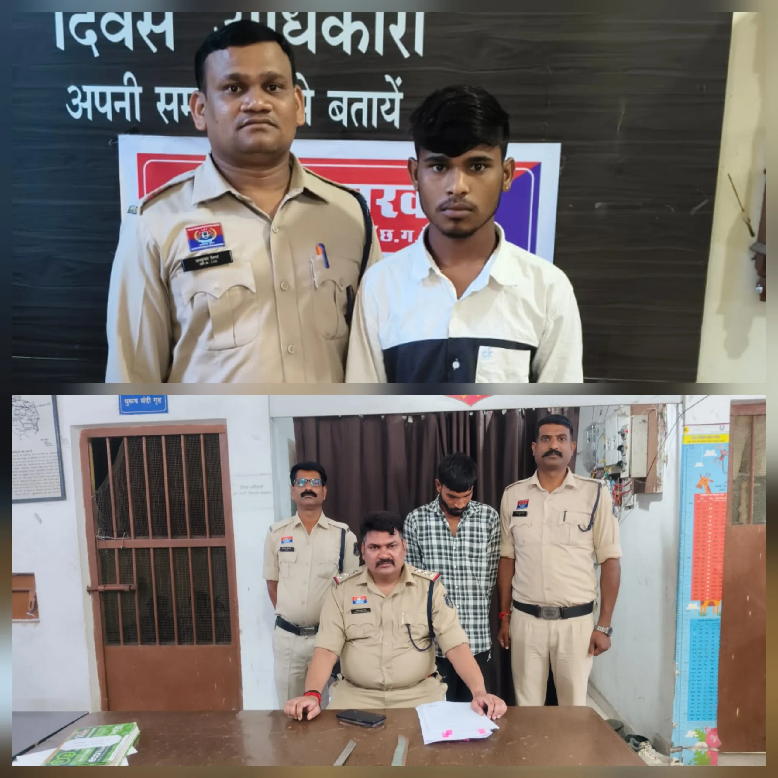 एक ने चाकू मारकर ली जान, दूसरे ने लहराकर फैलाई दहशत; दोनों पर पुलिस का शिकंजा