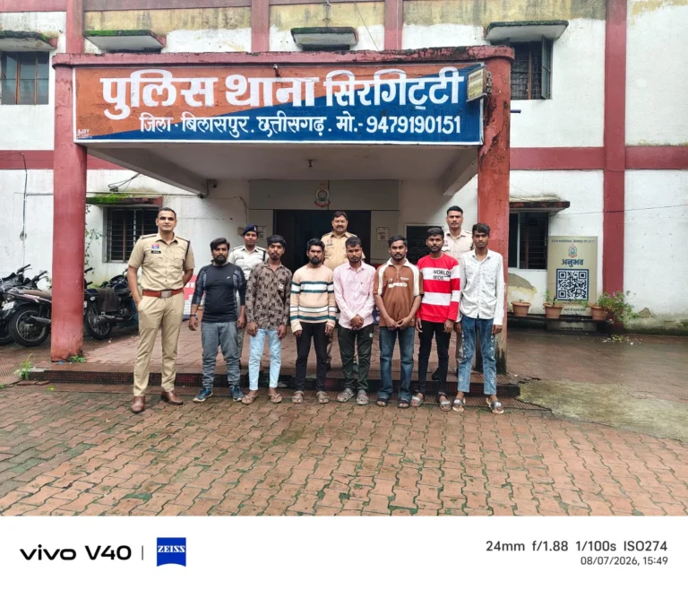 अड्डेबाजों और नशाखोरों पर पुलिस का शिकंजा… सात गिरफ्तार, मजिस्ट्रेट के सामने पेश