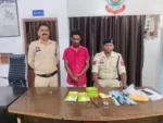 दुकान का ताला तोड़ा, माल समेटा; 24 घंटे में पुलिस ने चोर पकड़ लिया