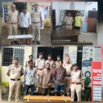 त्योहार से पहले हथियारबाजों पर कार्रवाई, आठ आरोपी गिरफ्तार; तलवार-चाकू बरामद