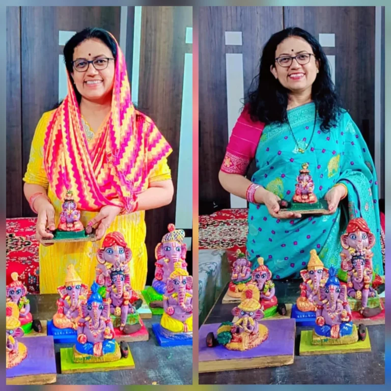 मिट्टी से गणेश बनाए, फिर उसी मिट्टी में उगेगा पौधा… पर्यावरण बचाने का अनोखा तरीका
