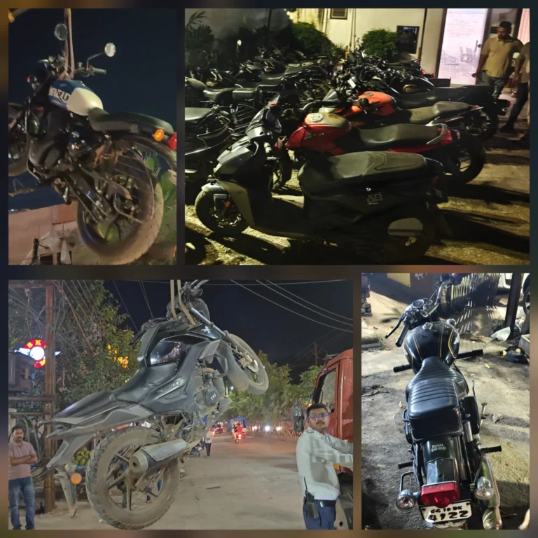 सड़क पर पटाखा बजाया तो अब सीधे कोर्ट का रास्ता, दर्जनों गाडियों पर यातायात पुलिस की कार्रवाई