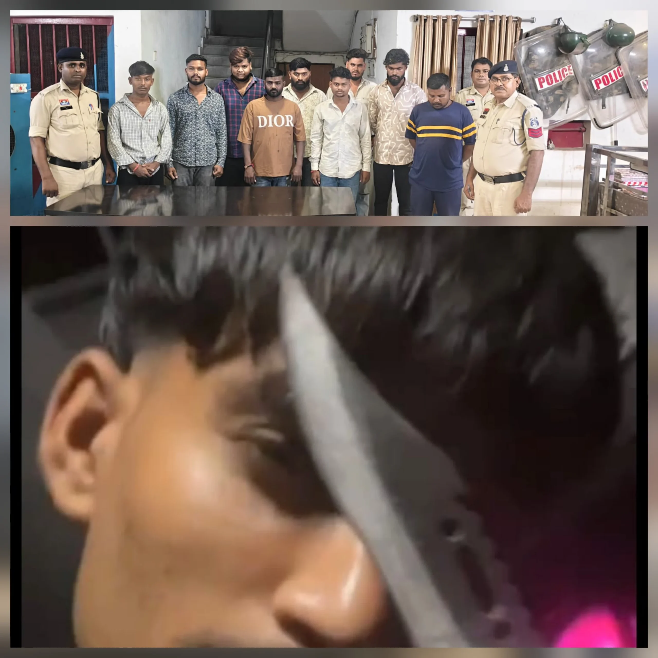 रील में चाकू की दहशत, गलियों में नशे का अड्डा; पुलिस ने 10 पर कसा शिकंजा