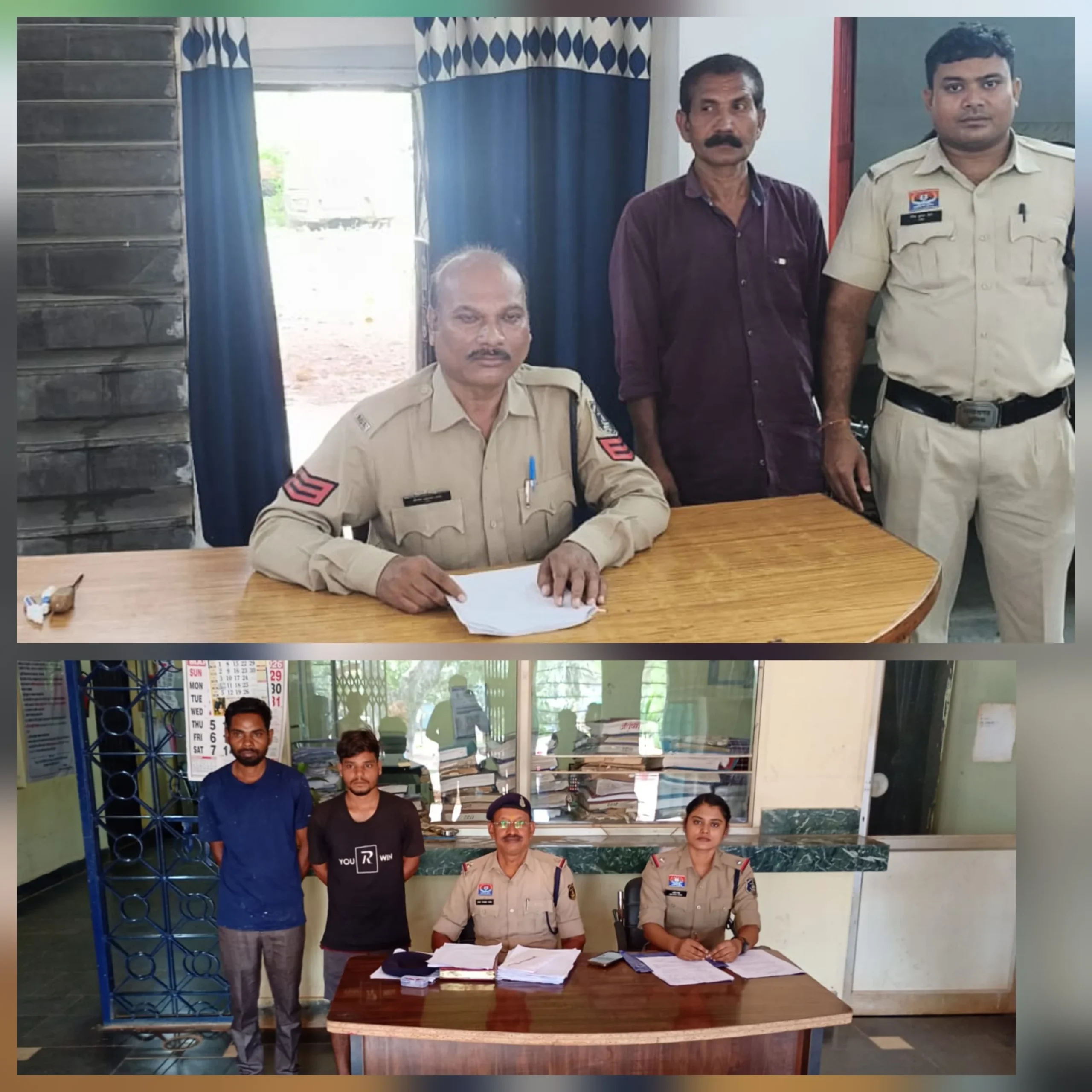एक तरफ चाकू की दहशत, दूसरी तरफ दिनदहाड़े झपटमारी; पुलिस की दोहरी कार्रवाई