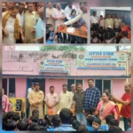 घड़ी ने 12 बजाए, अमर ने काटा केक; मनीष की अगुवाई में आधी रात कार्यकर्ताओं का जश्न, सुबह बच्चों के बीच बांटी खुशियां