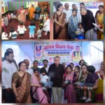 बच्चों के बीच अभिभावक बने धर्मजीत सिंह, खुद परोसी भोजन की थाली; कार्यकर्ताओं-मितानिनों का किया सम्मान