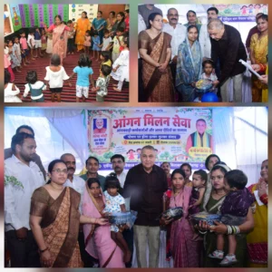 बच्चों के बीच अभिभावक बने धर्मजीत सिंह, खुद परोसी भोजन की थाली; कार्यकर्ताओं-मितानिनों का किया सम्मान