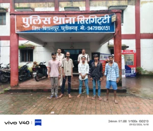 नशे की महफिल और अड्डेबाजी पर पुलिस का ब्रेक, पांच असामाजिक तत्व शिकंजे में
