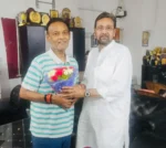इलाज के बाद घर लौटे विजय केशरवानी, कांग्रेस के छत्तीसगढ़ सह प्रभारी विजय जांगिड ने जाना हाल