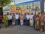 ट्रांसपोर्ट नगर में अनूठा संगम, विश्वकर्मा विसर्जन के साथ दिया गया सेवा- हरियाली और संस्कारों का संदेश