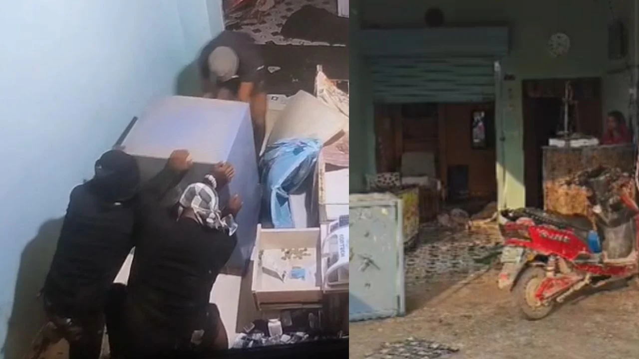 Mp news -ज्वेलर्स की दुकान से सोना-चांदी और नकदी लेकर फरार हुए चोर, घटना CCTV में कैद